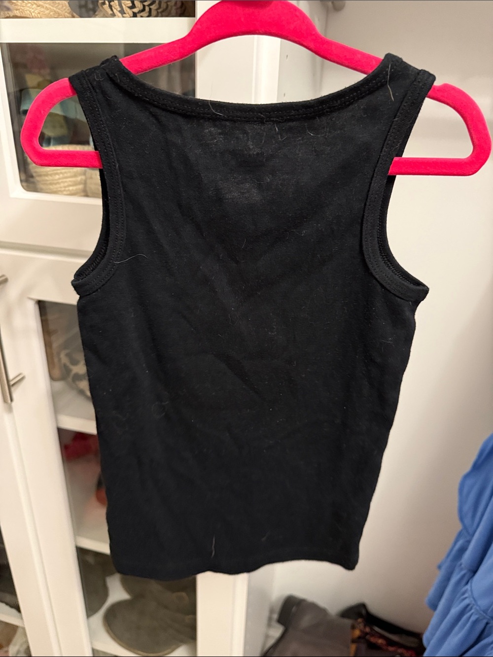 Cat & Jack Black Tank Top with Pink BEAST MODE Graphic - Picture 3 of 3